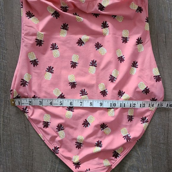 Kate Spade Women's Size S Cruise 2019 Pineapple One-Piece Swimsuit Pink - Picture 13 of 13